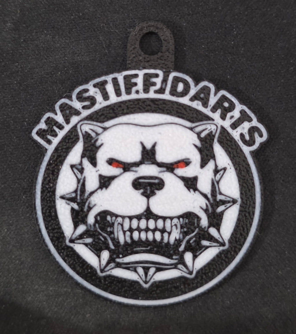 Customizable Dart Flight Keyring