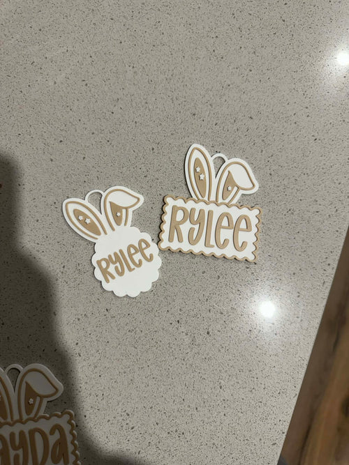 Personalized Easter Bunny Name Tags